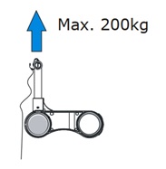 Sức chịu tải tối đa của trụ đứng (chịu lực kéo lên)